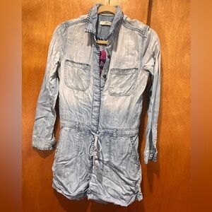 Jachs Girlfriend NY Denim Romper Shorts